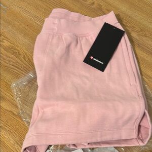 lululemon athletica Pink Athletic Shorts with Wide Waistband